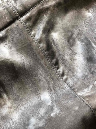 Close up of wax prior to rubbing in