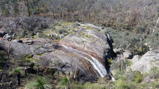 Waterfall near Manns Gully