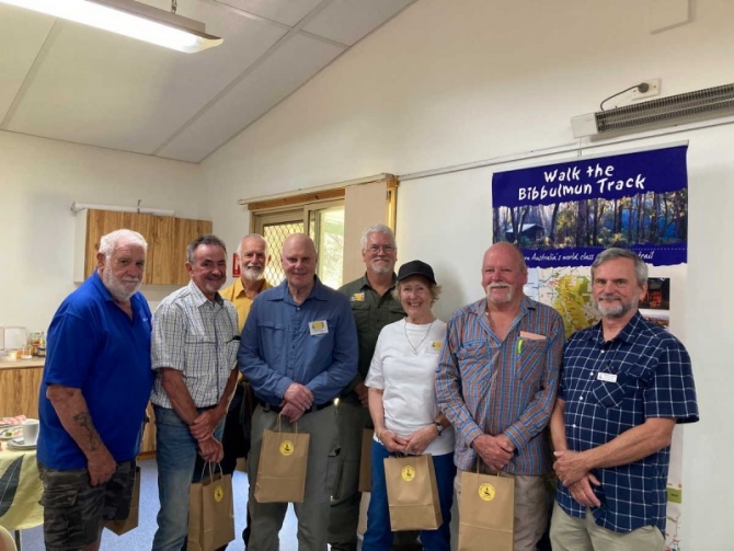 Reward recipients in Peaceful Bay