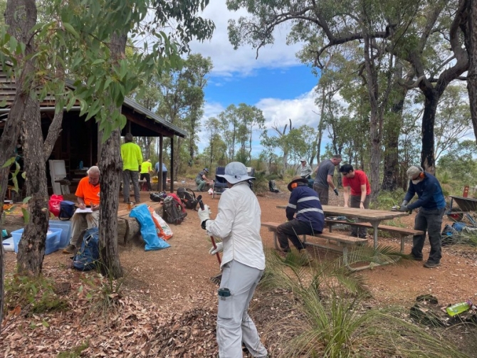 A hive of activity at the Beraking field day