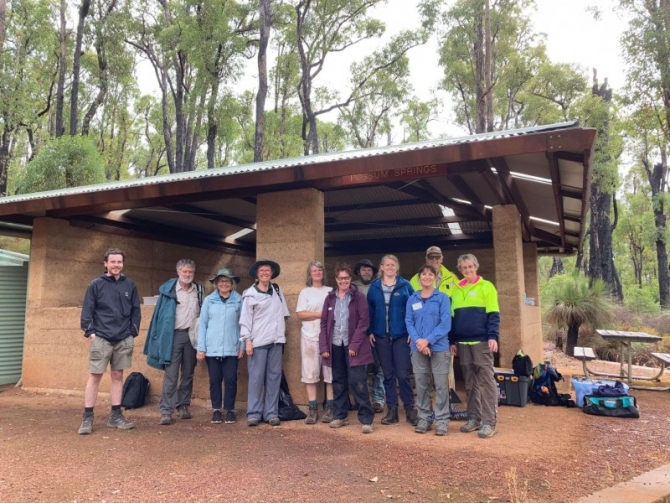 Field Day participants at Possum Springs