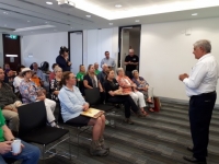 Senator Ken Wyatt addressing the group