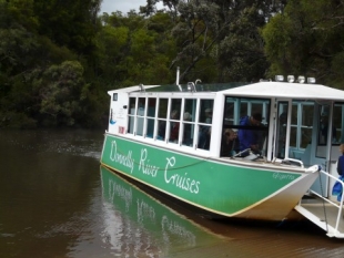 Our boat is awaiting us.