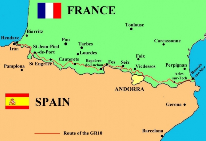 GR10 Map
