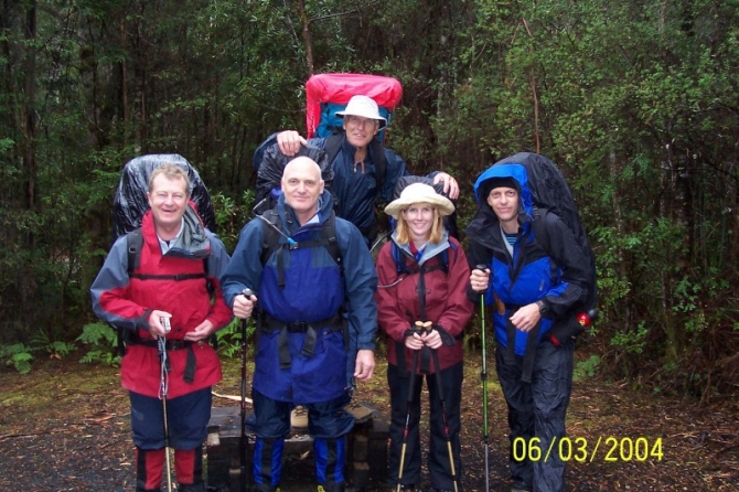 The group ready to go.