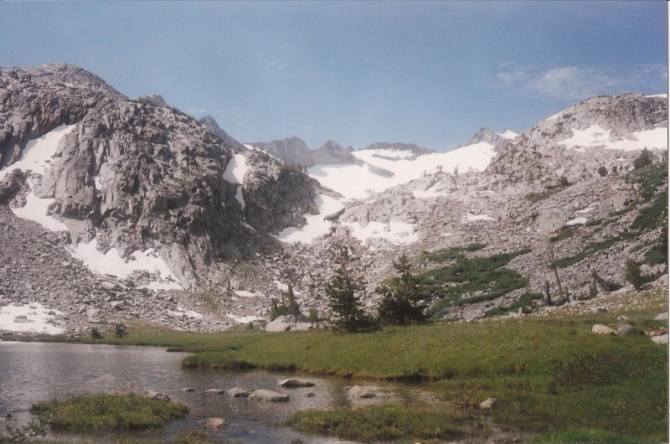 Camping below Donohue Pass.