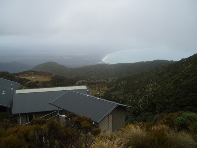 Okaka Lodge high on Hump Ridge.