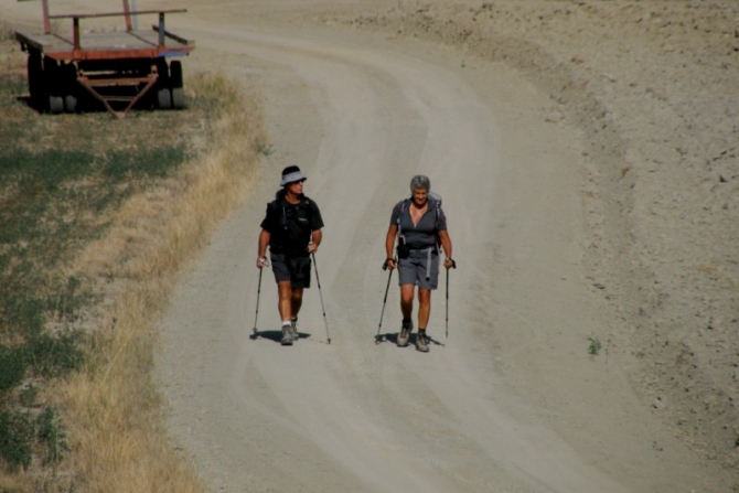 Fellow Pilgrims, Chirstine and Jean Luc.