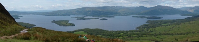 View from Conic Hill.