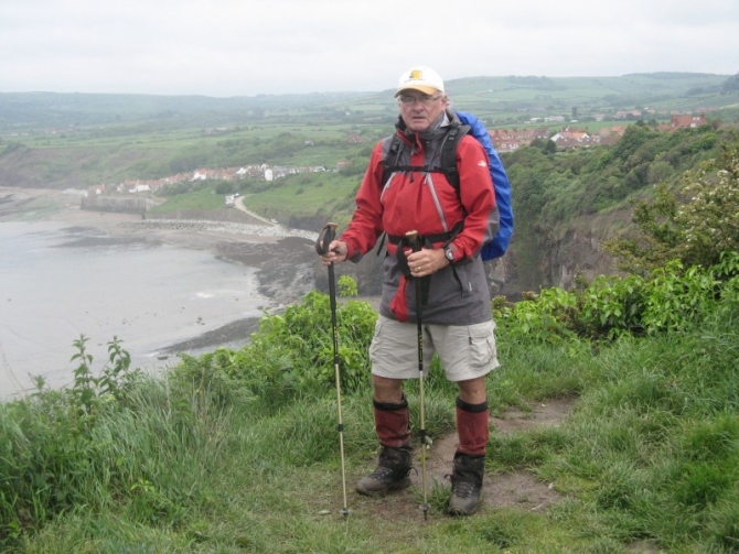 Nearly there above Robin Hoods Bay.