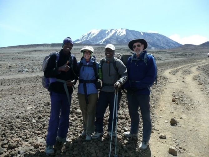 Claire, John and the guides.