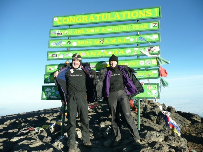 Made it! The Summit.