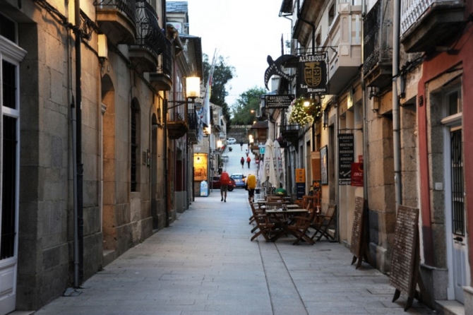The streets of Sarria.