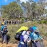 Over fifty people joined the walk for the first 8 kilometres.