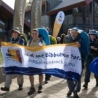 Steve Sertis (middle) led the parade.