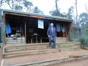 Kevin at Gringer Creek Campsite