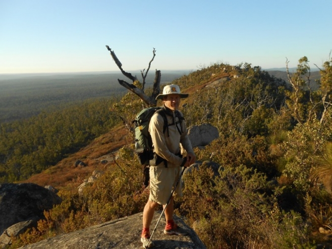 Eric on the way to Dwellingup.