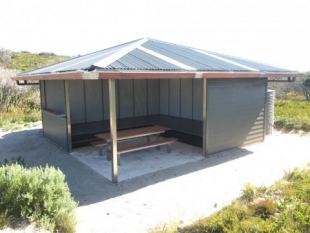 The new shelter at Sandpatch, open in late 2019.