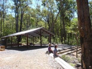 Group campsite on the Wellington spur trail