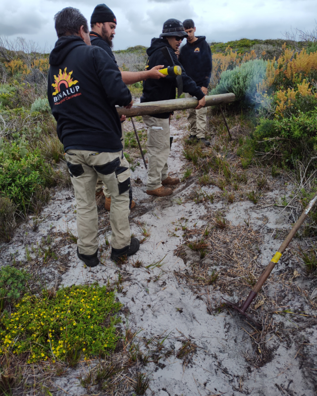 Binalup Rangers relocating water bar for greater effectiveness